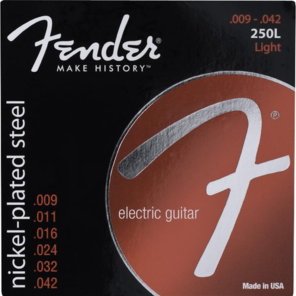 Fender Super 250L Nickel-Plated Electric Strings .009-.042
