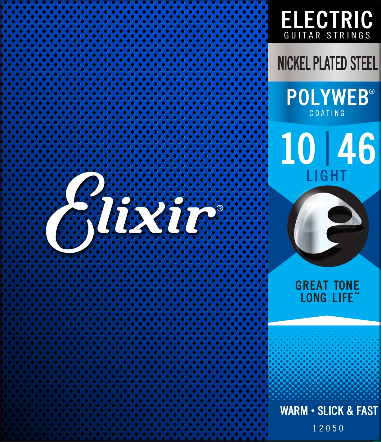 Elixir Nickel Plated Steel Polyweb, Light .010-.046