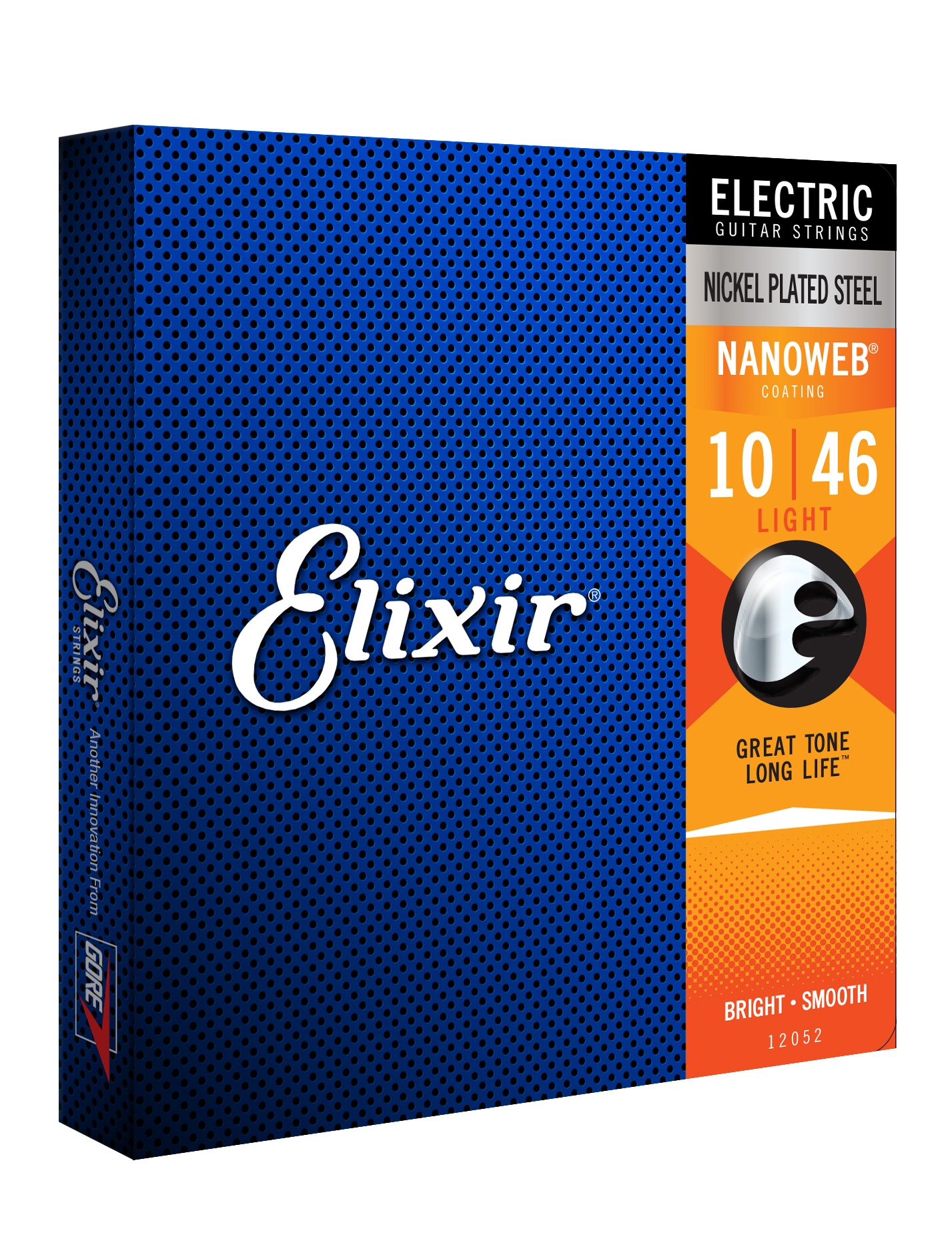 Elixir Nickel Plated Steel Electric Strings, Light 10-46, NANOWEB - Image 2