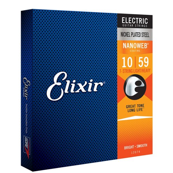 Elixir NANOWEB Electric 7-String Light/Heavy 10-59