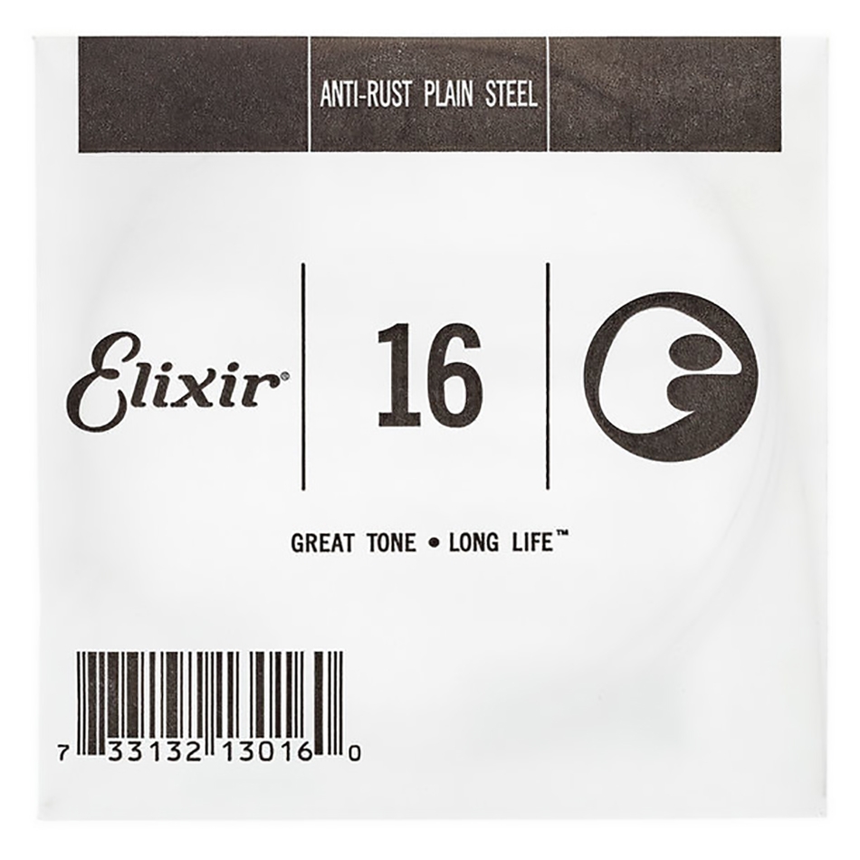 Elixir .016 Anti-Rust Plain Steel Single String