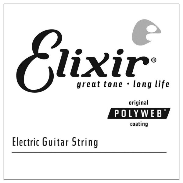 Elixir .032 Nickel Plated Steel POLYWEB Single String