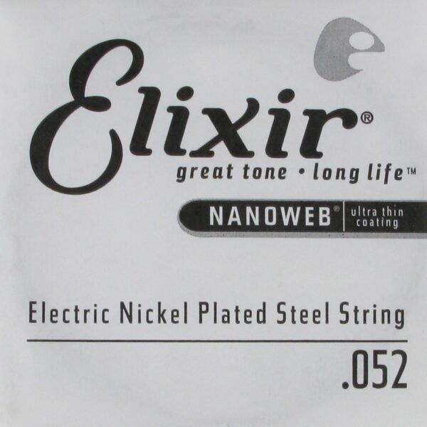Elixir NANOWEB .052 Nickel Plated Steel Electric Single