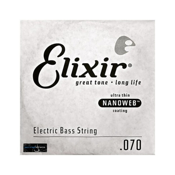 Elixir NANOWEB .070 Nickel Plated Steel Bass Single String