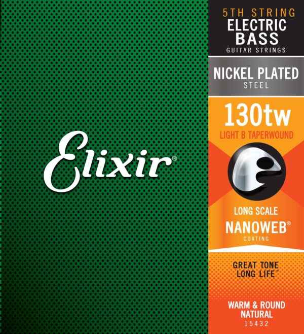 Elixir .130 Light B TaperWound Long Scale Bass String