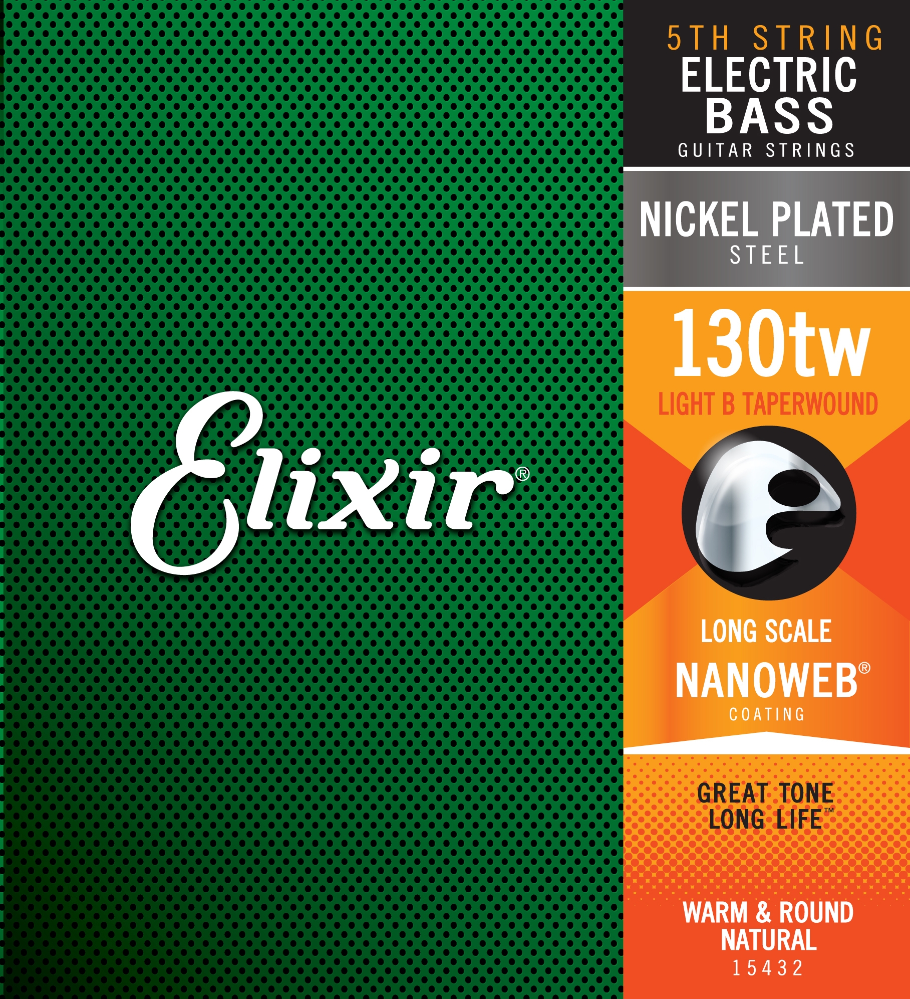 Elixir .130 Light B TaperWound Long Scale Bass String