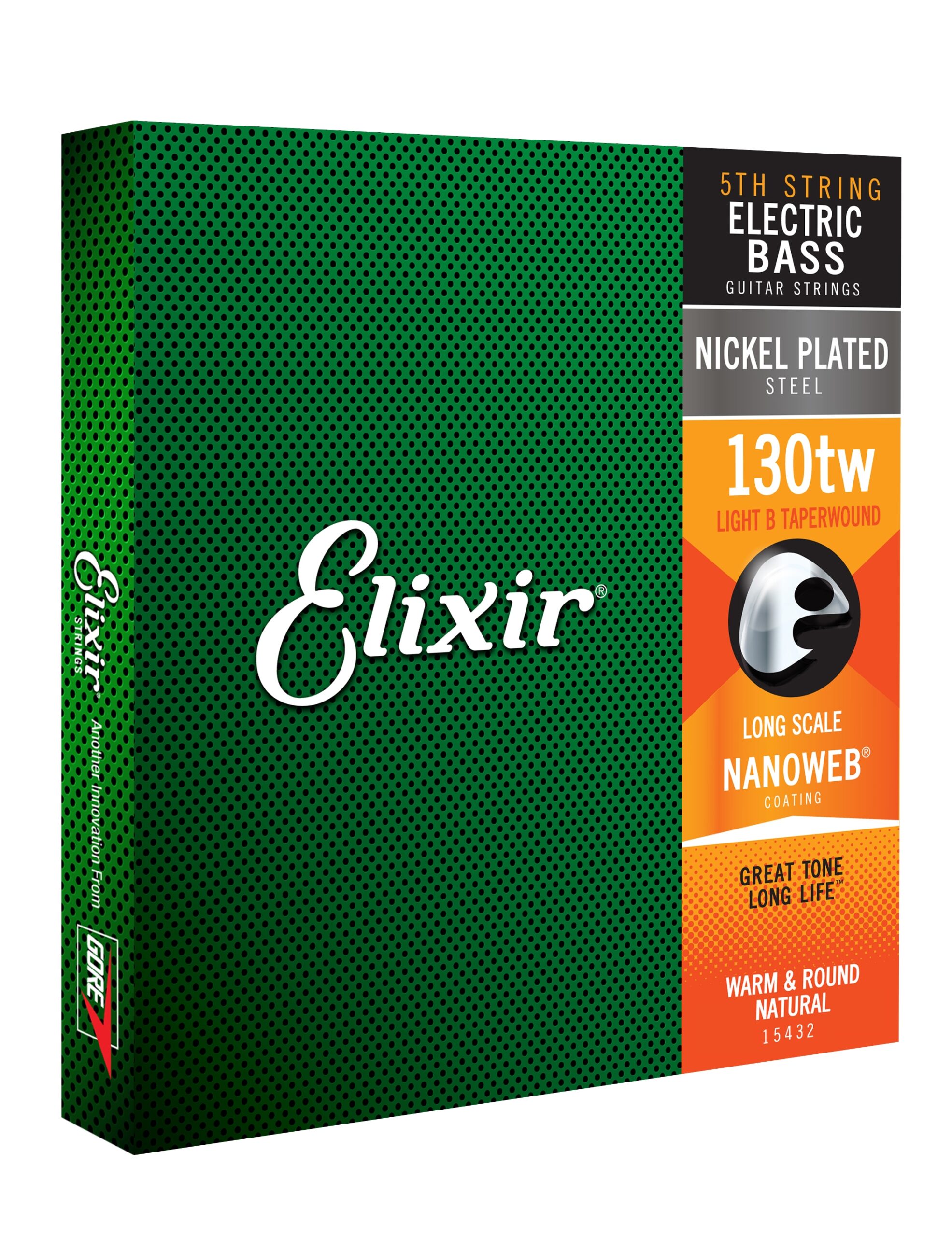 Elixir .130 Light B TaperWound Long Scale Bass String - Image 3