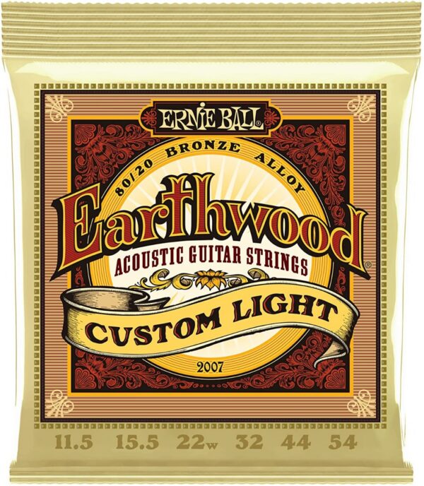 Ernie Ball 2007 Earthwood Custom Light 80/20 Bronze 11.5-54