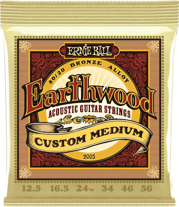 Ernie Ball Earthwood Custom Medium 80/20 Bronze 12.5-56