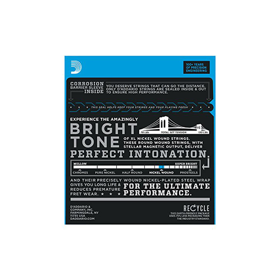 D'Addario EJ21 XL Jazz Light Electric Guitar Strings - Image 4