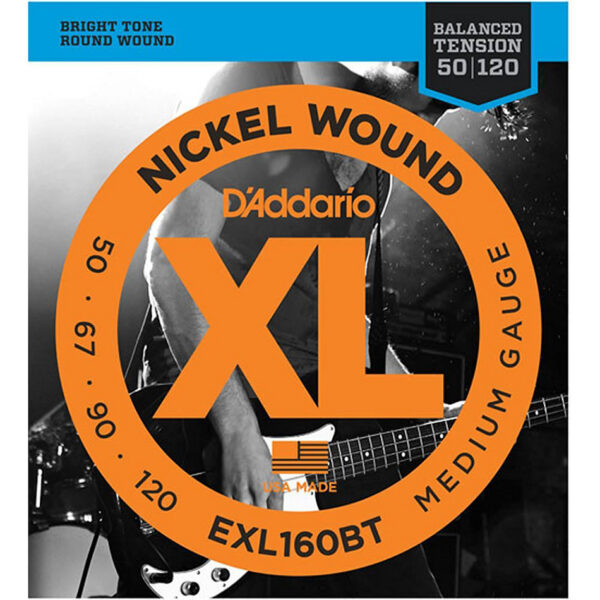 D'Addario EXL160BT Balanced Tension Bass Strings 50-120