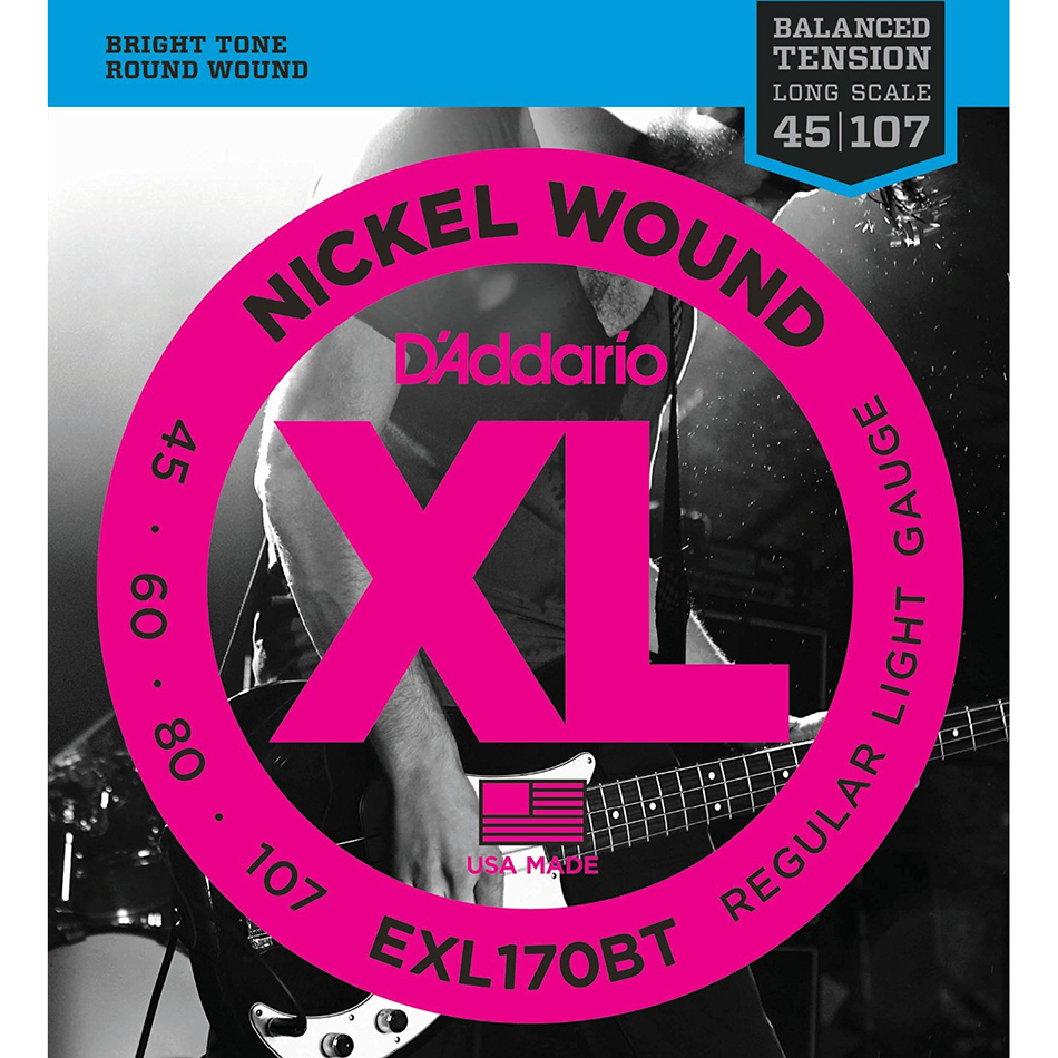 D'Addario EXL170BT Balanced Tension Bass Strings 45-107