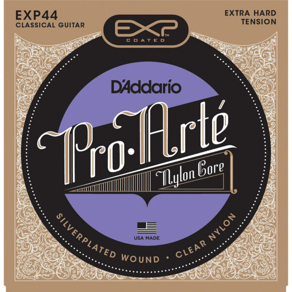 D'Addario EXP44 Classical Guitar Strings, Extra Hard Tension