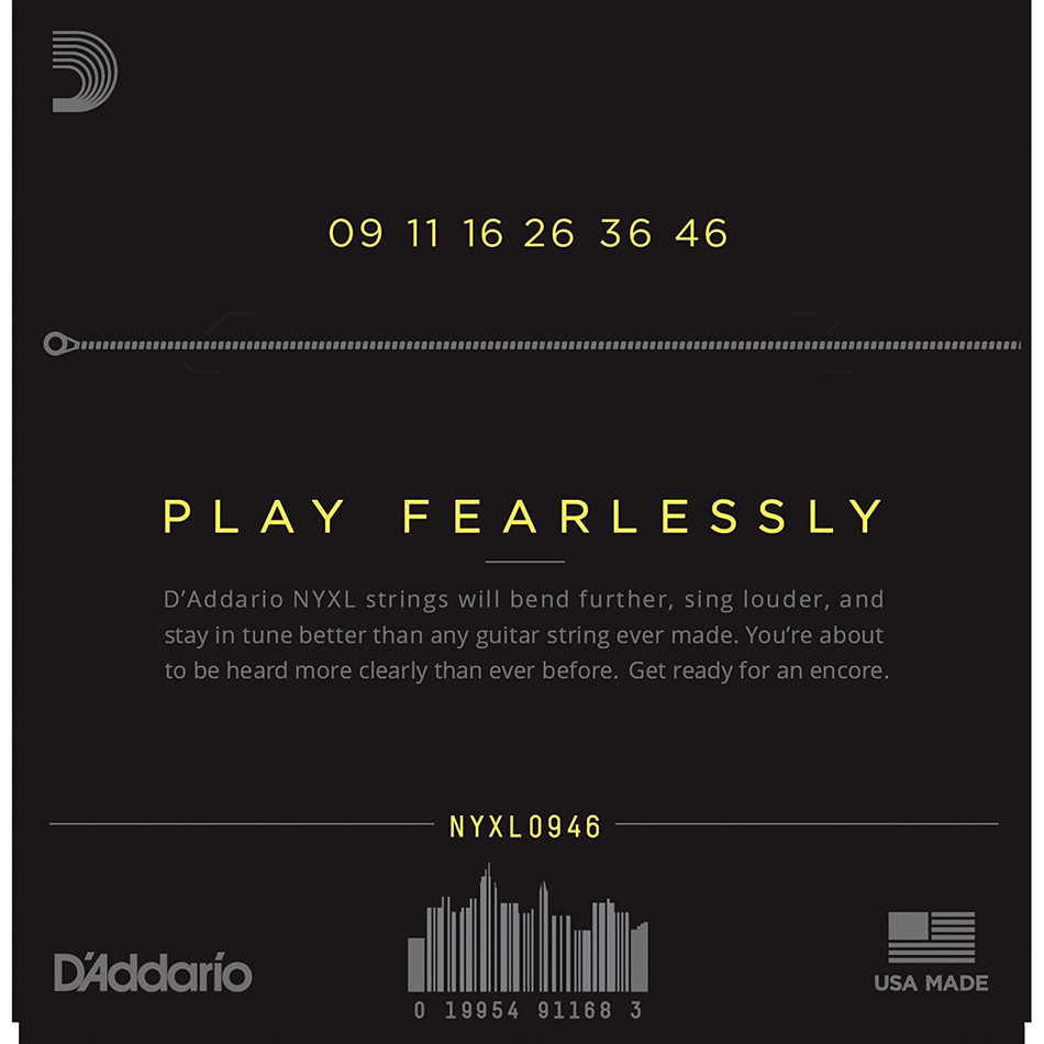 D'Addario NYXL0946 Electric Guitar Strings, Hybrid Light - Image 4