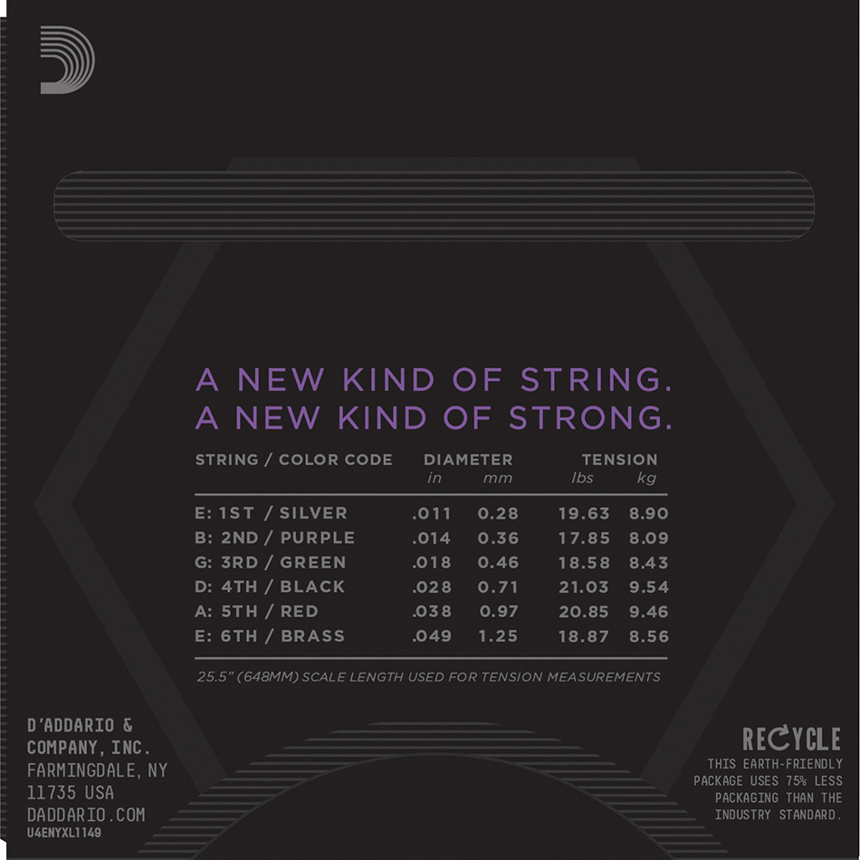 D'Addario NYXL1149 Medium Electric Guitar Strings - Image 3