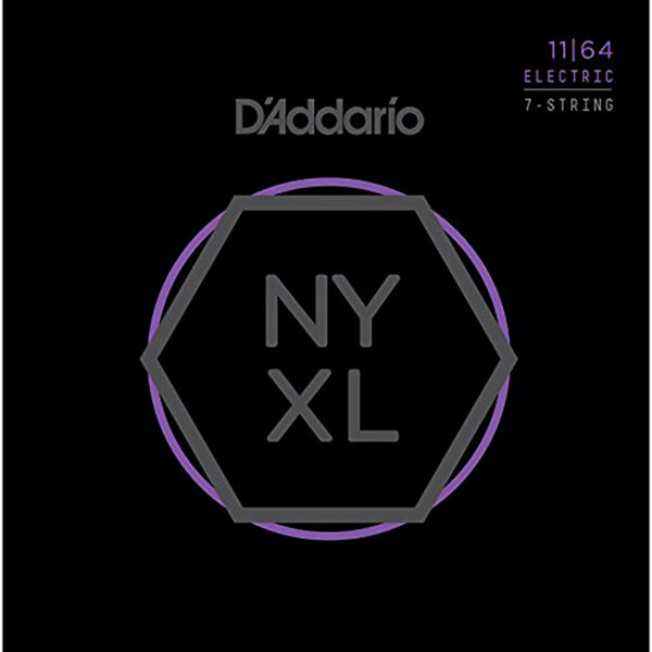 D'Addario NYXL1164 7-String Electric Guitar Strings, Medium