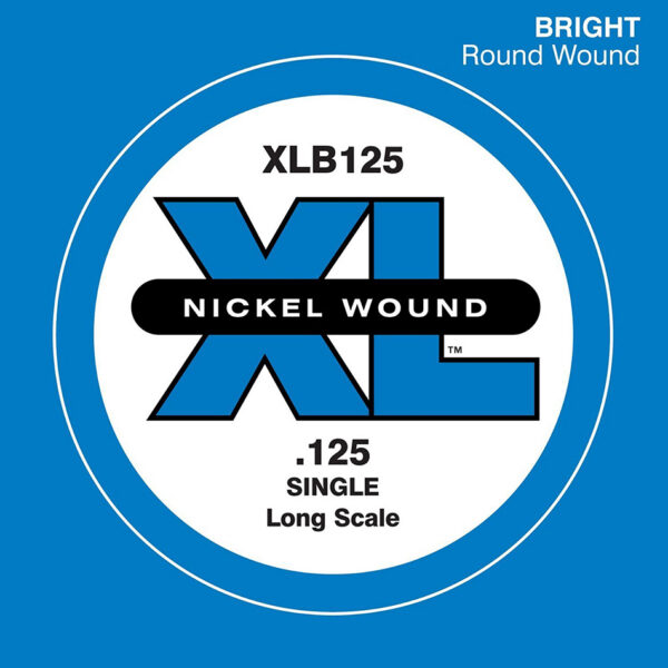 D'Addario XLB125 .125 Nickel Wound Long Scale Bass String
