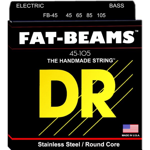 DR Strings FAT-BEAM Bass Guitar Strings - Medium 45-105