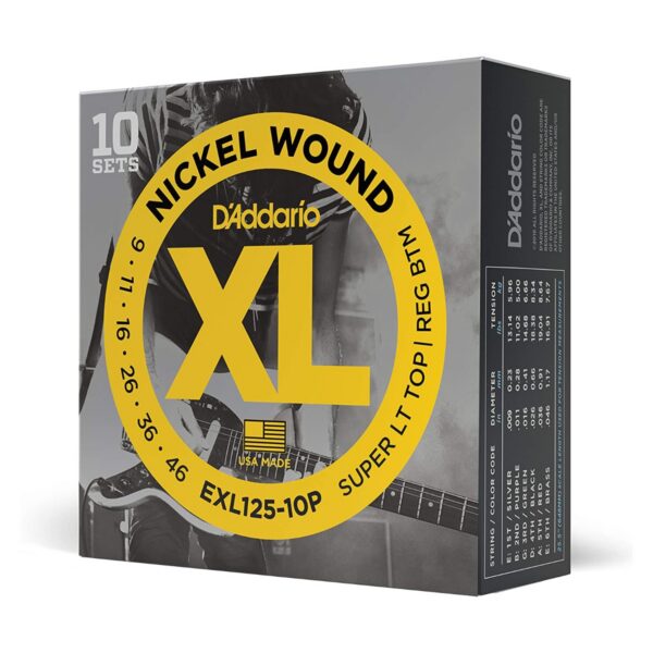 D'Addario EXL125 Nickel Wound Electric, .009-.046