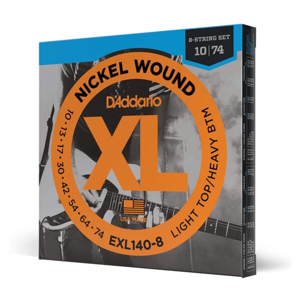 D'Addario EXL140-8 Nickel Wound 8-String Set 10-74