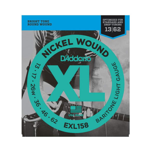 D'Addario EXL158 Nickel Wound Light Baritone .013-.062