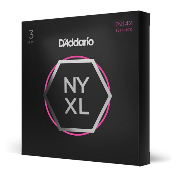 D'Addario NYXL0942 Nickel Electric Strings 9-42 (3-Pack)