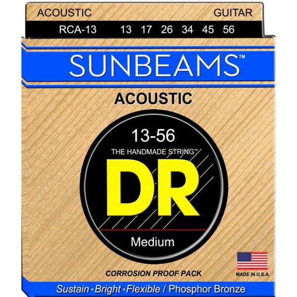 DR Strings Sunbeam Phosphor Bronze Acoustic 13-56