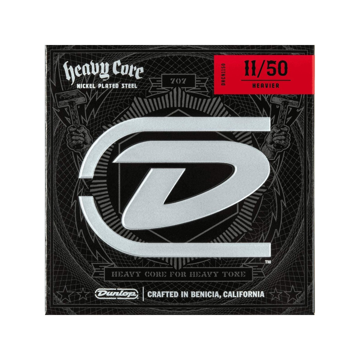 Dunlop Heavy Core Nickel Wound Electric Strings 11-50