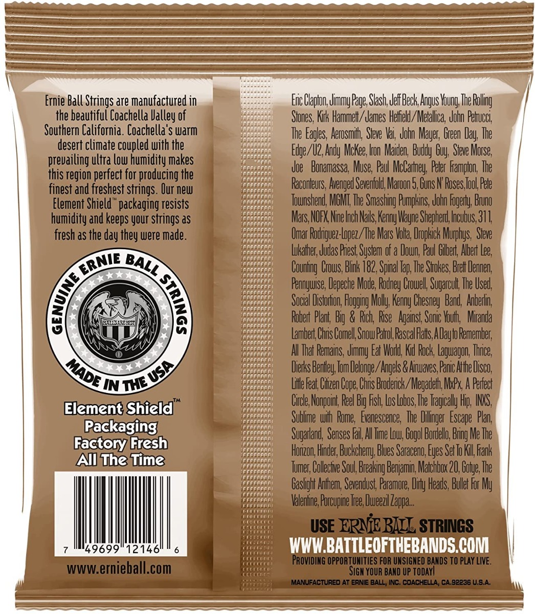 Ernie Ball Earthwood Phosphor Bronze Acoustic 12-54 - Image 2
