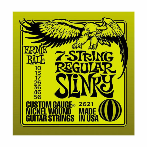 Ernie Ball 2621 Regular Slinky 7-String Nickel Set