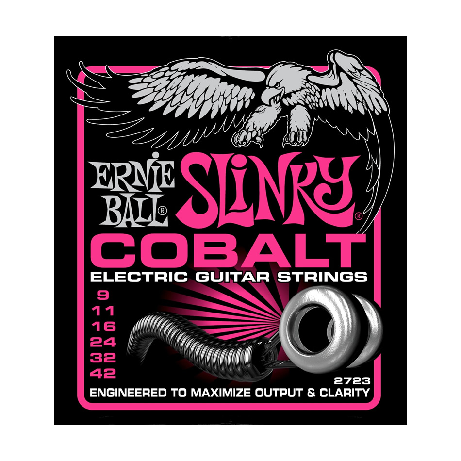 Ernie Ball Cobalt Super Slinky Electric Strings (2723)