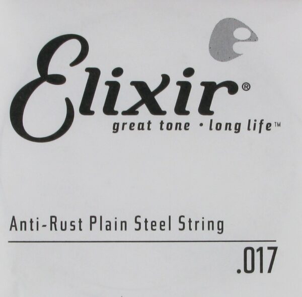 Elixir .017 Anti-Rust Plain Steel Single String