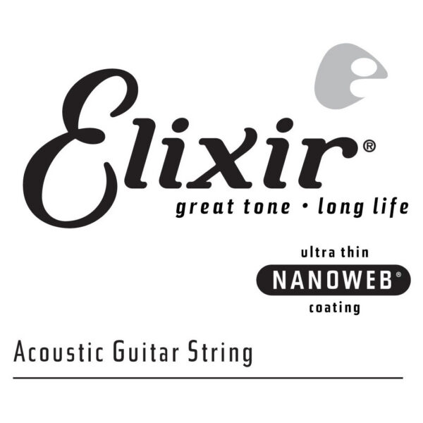 Elixir 15159 Nanoweb 80/20 Bronze Single .059 Acoustic String