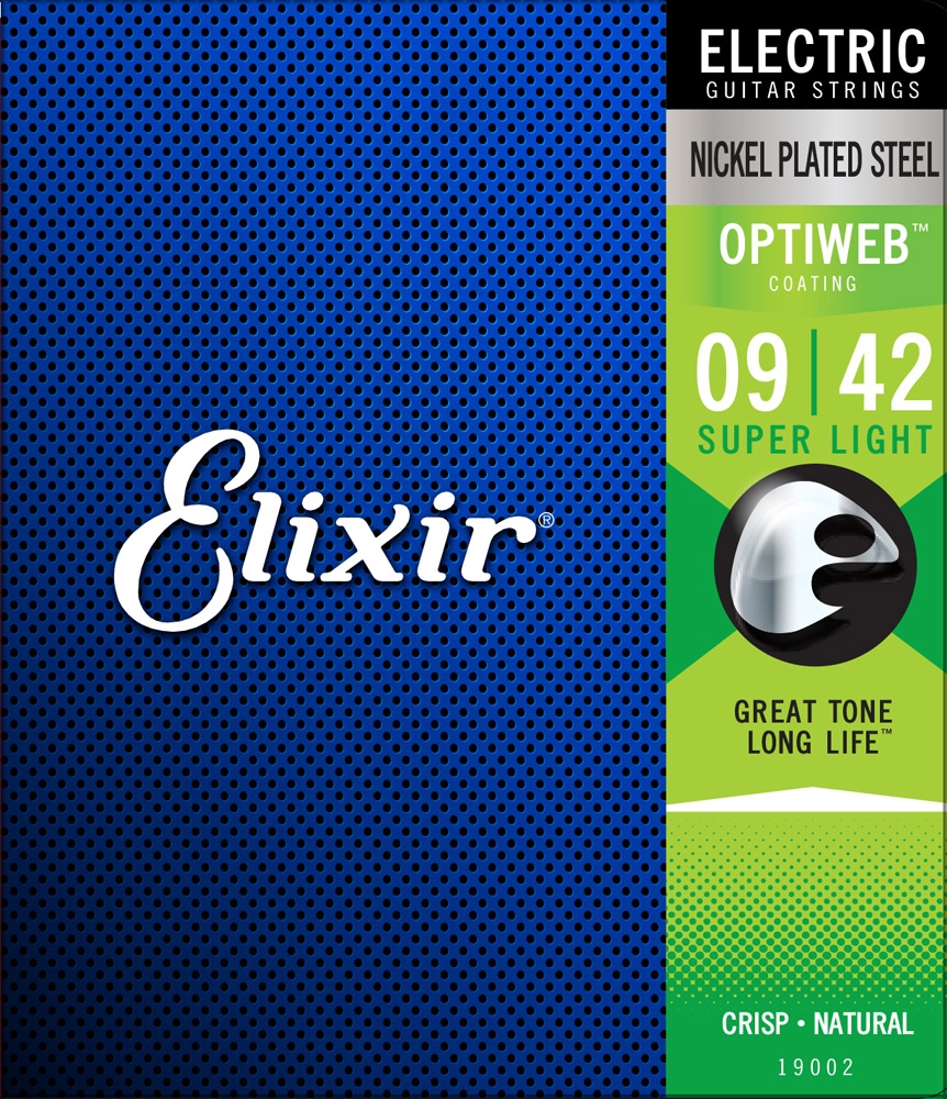 Elixir 19002 Optiweb Nickel Electric Strings 9-42 (20-Pack)