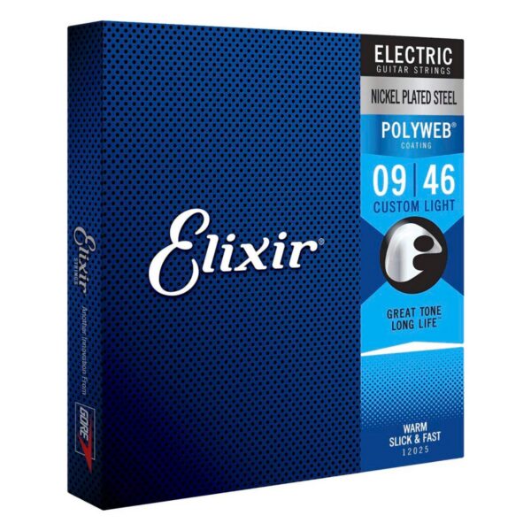 Elixir Nickel Electric Strings POLYWEB Custom Light 9-46