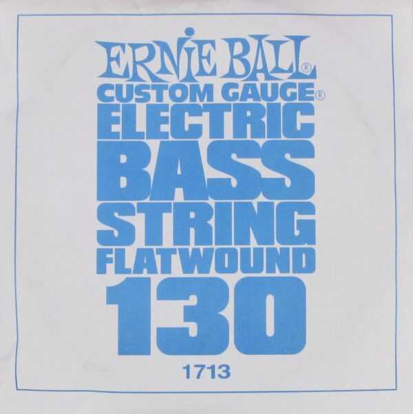 Ernie Ball .130 Flatwound Chrome Bass Single String