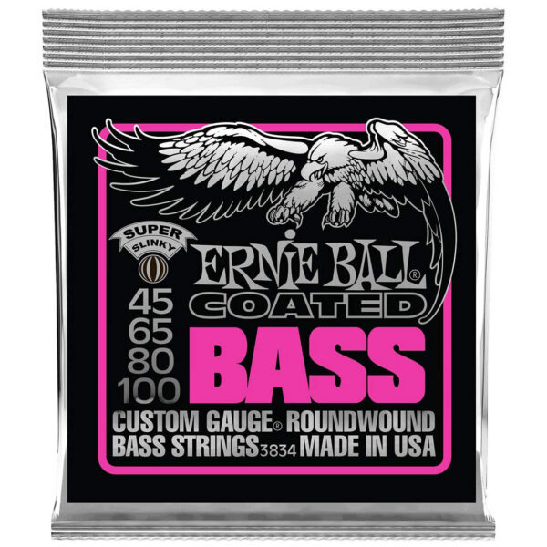 Ernie Ball Coated Super Slinky Bass Strings 45-100