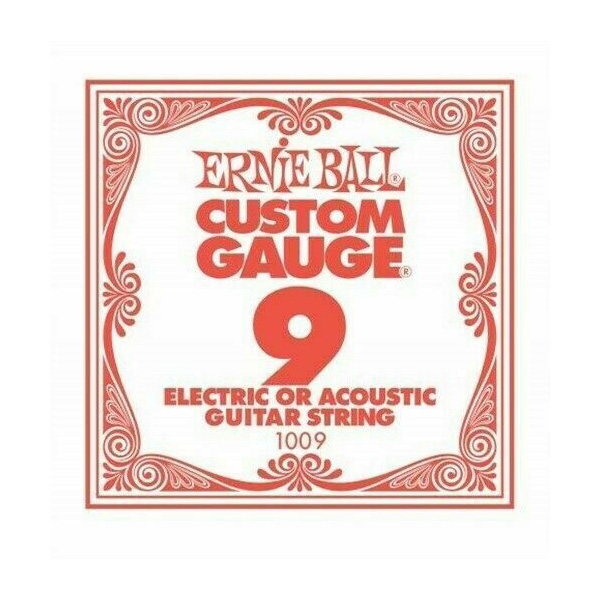 Ernie Ball 1009 Single Electric Guitar String .009