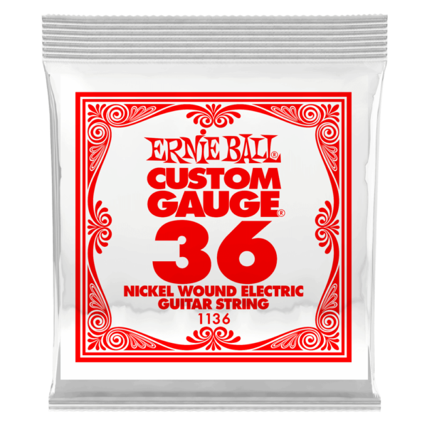 Ernie Ball 1136 Single Nickel Wound Electric .036