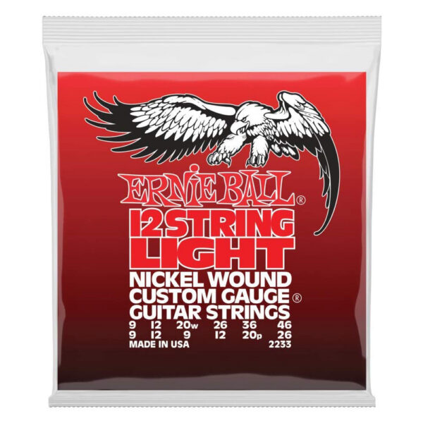 Ernie Ball 2233 12-String Light Nickel Wound Electric