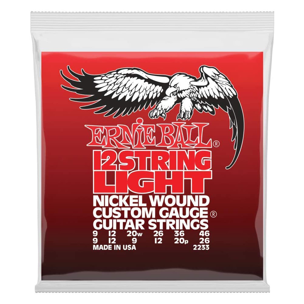 Ernie Ball 2233 12-String Light Nickel Wound Electric