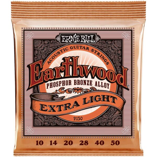 Ernie Ball EB2150 Earthwood Phosphor Bronze 10-50