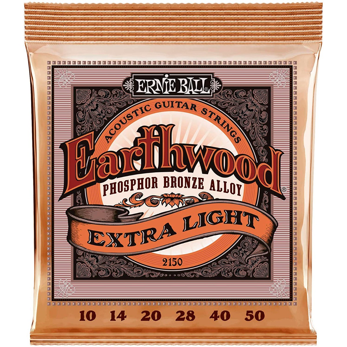 Ernie Ball EB2150 Earthwood Phosphor Bronze 10-50