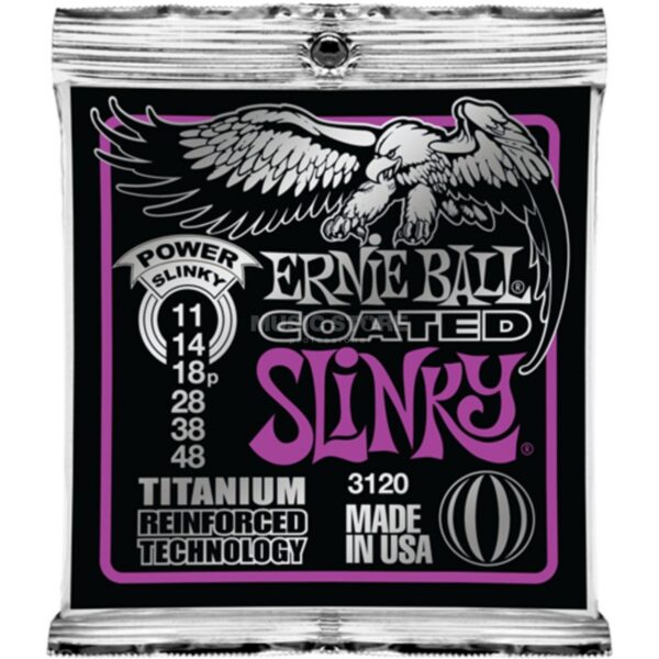 Ernie Ball EB3120 Coated RPS Power Slinky 11-48