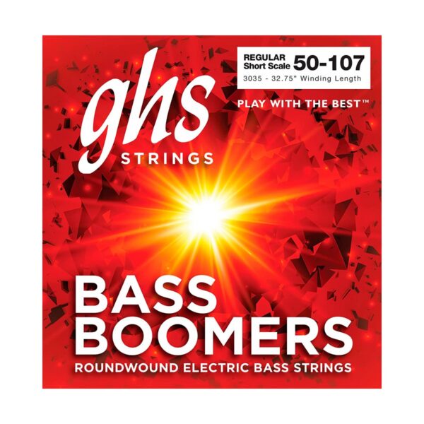 GHS Bass Boomers Set 3035 - Short Scale, Regular .050-107