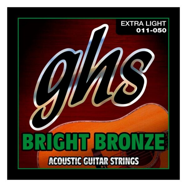 GHS Bright Bronze Acoustic Guitar Strings - Extra Light