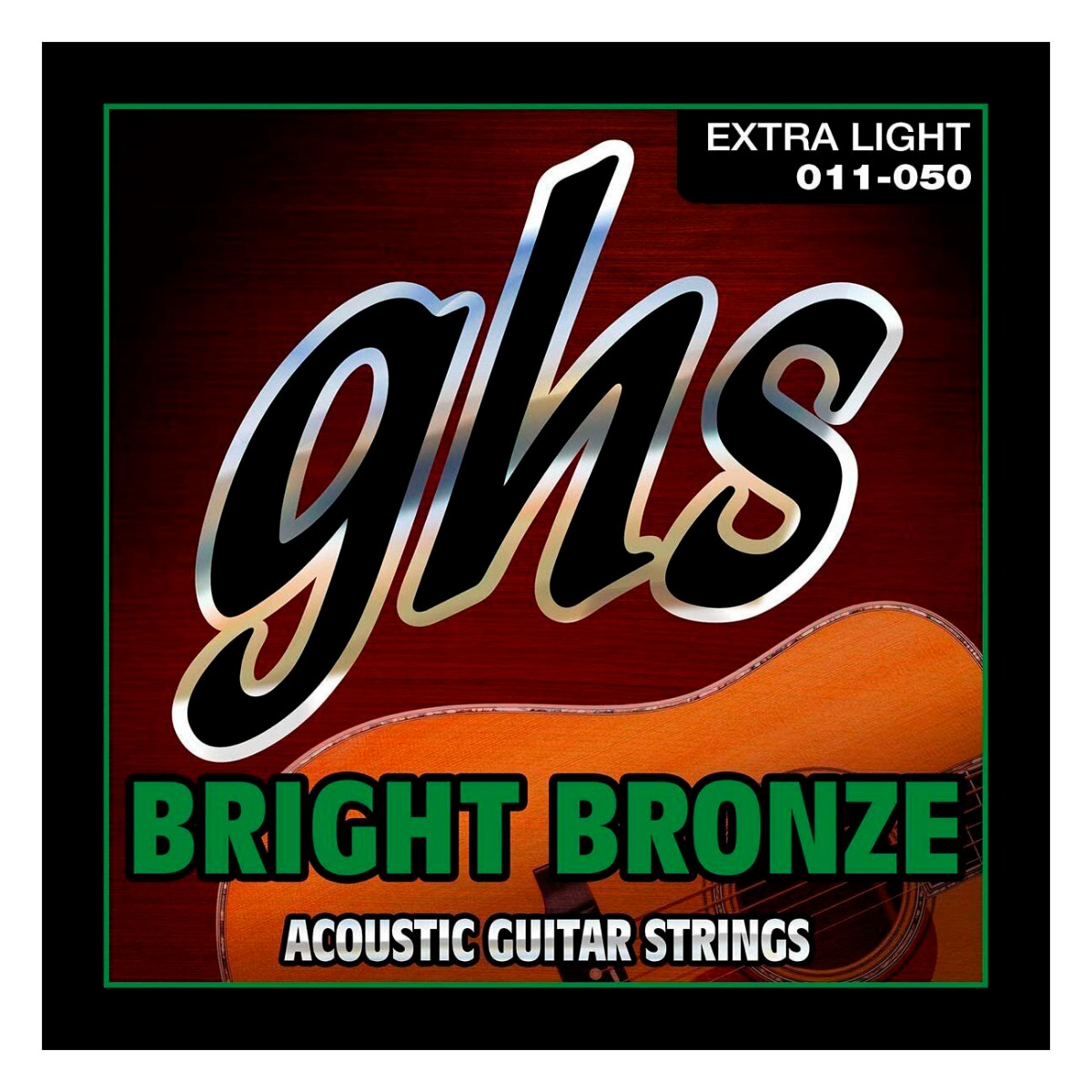GHS Bright Bronze Acoustic Guitar Strings - Extra Light