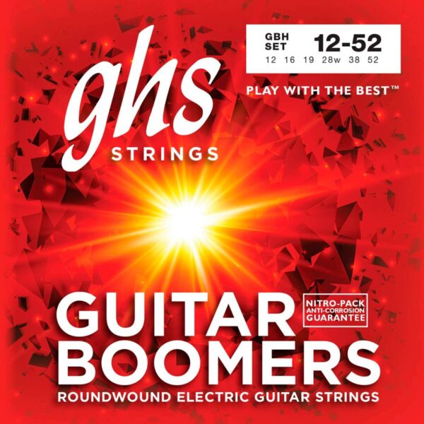 GHS Boomers GBH Nickel Electric Guitar Strings 12-52