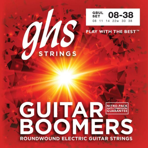 GHS Boomers Ultra Light Electric Guitar Strings .008