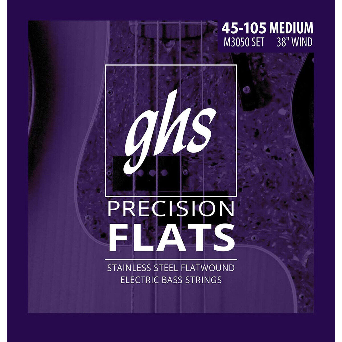 GHS Precision Flats Bass Strings - Medium, Long Scale Plus - Image 4